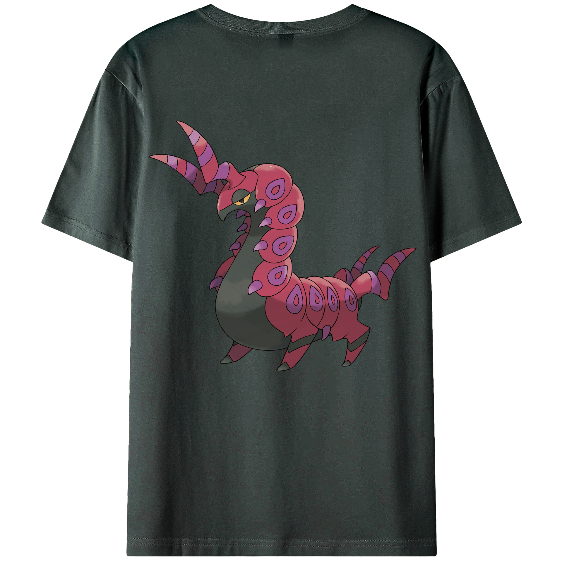 （画像用） ポケットモンスター Pokémon 綿100％ メンズ半袖Tシャツ（バックプリント） 通気性